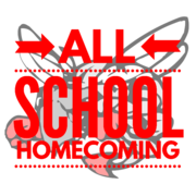 All School Homecoming Text Graphic