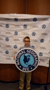 Jake Bearden at State Geography Bee
