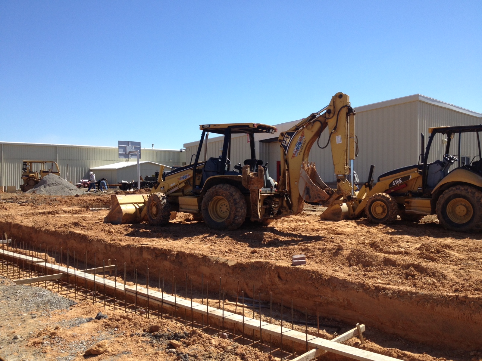 Footings for the Middle School Cafe/Kitchen