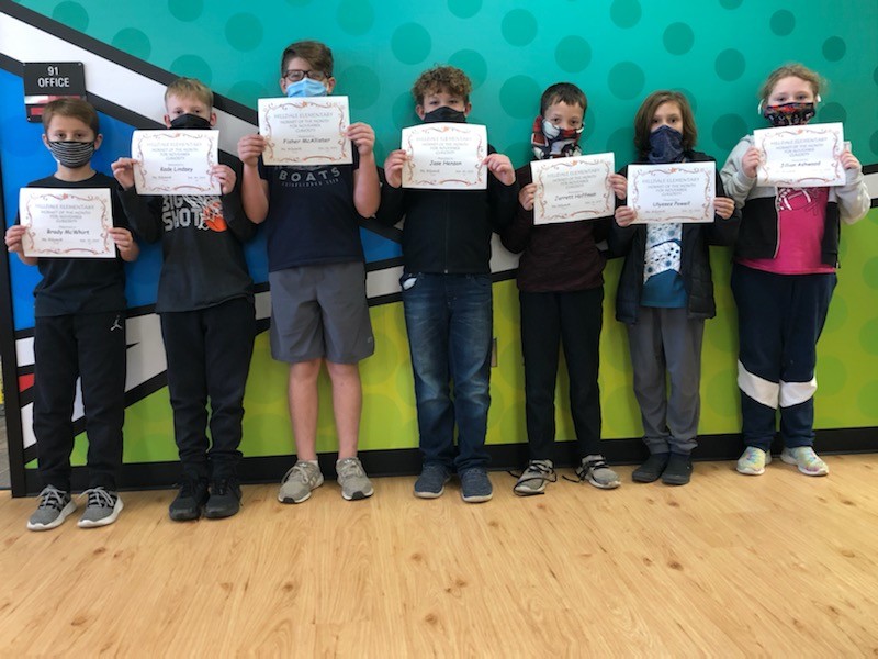 Hilldale Public Schools Elementary November of the Month